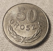 Moneta 50gr z roku 1978 bez znaku mennicy. 