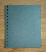 Lindner 811 - Czarna kartonowa przekładka 175 x 225mm, 13-ringowa