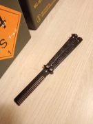 NÓŻ MOTYLKOWY TRENINGOWY GRZEBIEŃ MOTYLEK TRENINGU