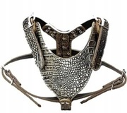 HAOYUEER  skórzana uprząż dla psa rozmiar L 66-86 CM 