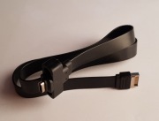 Kabel czarny płaski  z płyty główniej F_U32C do USB C  0.5m