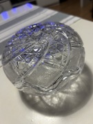 Miseczka kryształowa dwuczęściowa antyk 