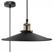 Żyrandol, lampa wisząca w stylu retro, regulowana wysokość, gwint E27 