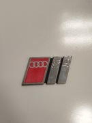 Znaczek Na Auto Audi S4 B5 Oryginalny 8d5853737g a4b5 Quattro Sline Biturbo