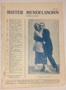 WYDAWNICTWO MINIATUROWE PRZEDWOJENNE...MISTER MENDELSSOHN.... NR 113