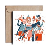 Kartka "Make a Wish" (PiesKot)