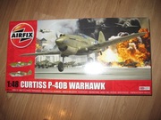 1/48 AIRFIX P40 B Warhawk +dodatki
