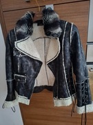 Kurtka damska  kożuszek typ ramoneska  M