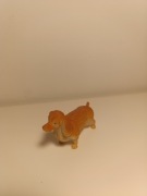 Figurka psa - jamnik długowłosy, realistyczna, plastikowa