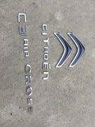 CITROEN C3 AIR CROSS NAPIS NAPISY ZNACZEK EMBLEMAT KLAPA TYŁ