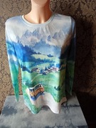 koszulka z nadrukiem  widokiem