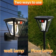 Lampa Solarna LED z Czujnikiem Ruchu i Zmierzchu HG901 - Wodoodporna 