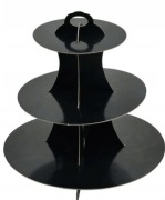 Patera papierowa czarna 