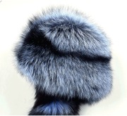 Naturalne futro lisa kapelusz czapka 