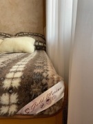 Koc 100% wełna owcza Merino (155x200cm)