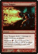 MTG Promotional: Fiery Temper (Gateway Foil)