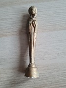 Figurka Matki Bożej złota stojąca 