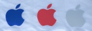 Komplet naklejek Apple 3 szt.