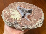 Duży XL agat geoda kwarc kwarcowa kamień minerał