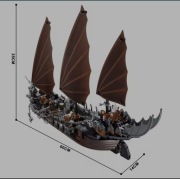 Statek lord of the rings pirate ambush kompatybilny z 79008