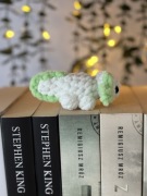 Zabawka pluszak handmade zielony aksolotl axolotl