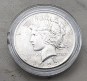 USA 1 Dollar 1923 r Peace srebro