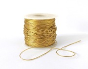 Złoty Sznurek Metalizowany 100m 0,8mm – Do Zaproszeń, Metek, Prezentów