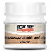 Klej i lakier do ceramiki - Pentart - 50 ml