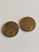 Dwie monety Orlen, kultowe polskie motocykle WFM M06, 1954-1966