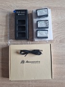 BATERIA AKUMULATOR DO SONY POWEREXTRA FW50 1500 MAH 3 SZTUKI + ŁADOWARKA