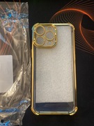 iPhone 16 pro max case etui osłona złoty bezbarwny obudowa