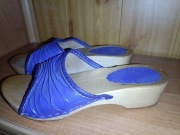 Fioletowe Drewniaki, chodaki roz. 37