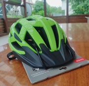 Nowy Kask rowerowy Sahoo z lampką LED zielony