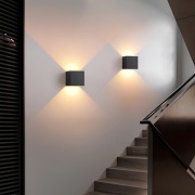 Kinkiet Promień LED 4000K wodoodporny czarny