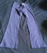 Teddy Smith 27 panta froisse indigo vintage szałowe dzwony jeansy nowe 