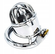 Stalowy pas cnoty klatka na penisa Chastty oring 45mm