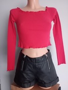 Prążkowany top H&M XS/34