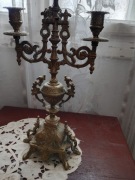 Stary mosierzny swiecznik