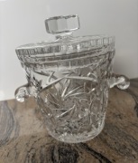 Misa z pokrywą kryształowa