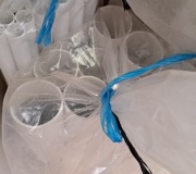 Rura elektroinstalacyjna biała kielichowa 50 mm, 3 metry z PCW (PVC, PCV) 