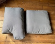 Pokrowce poduszek sofy 2-osobowej - Ikea Ektorp szary