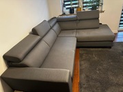 Narożnik lewostronny z regulowanymi zagłówkami 