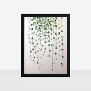 Autorska akwarela roślinna 30x40 cm, GIRLANDA