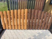 Sztacheta panel ogrodzeniowy kolor drewnopodobny 