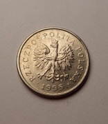 Moneta 1 zł z 1995 roku obiegowa 1zl złoty 1995r rok obiegowe złotówka