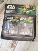 KOLEKCJONERSKIE KARTY DO GRY STAR WARS PLAYING CARDS WEAPONS BATTLES 
