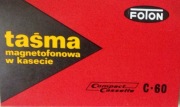 Kaseta Magnetofonowa "FOTON" C - 60