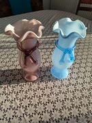 Wazony Tarnowiec projektanta szkła Jerzego Słuczan-Orkusza PRL