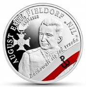 Moneta 10zł August Emil Fieldorf "Nil" 2018 + folder UNC