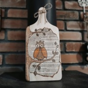 Deska kuchenna dekoracyjna "Sowa"